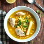 Authentic Greek Lemon Chicken Soup Recipe