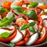 Classic Caprese Salad with Balsamic Glaze