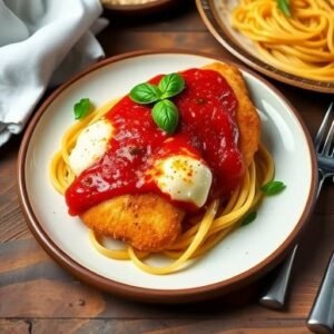 Classic Chicken Parmesan with Marinara Sauce