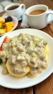 Classic Southern Sausage Gravy and Biscuits Recipe