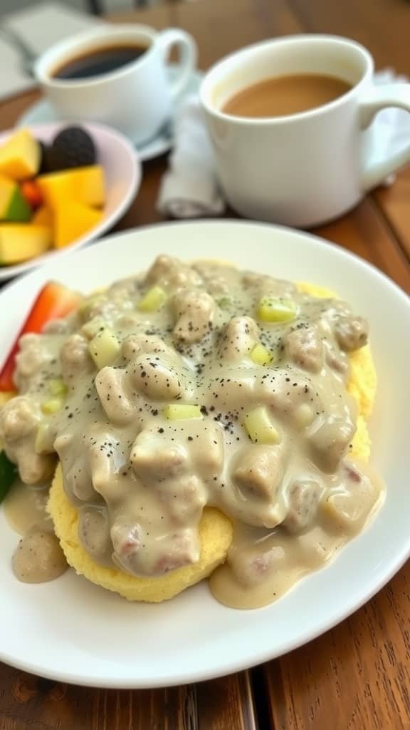 Classic Southern Sausage Gravy and Biscuits Recipe