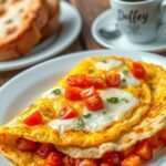 Classic Tomato and Cheese Omelet Recipe