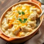Creamy Chicken Tetrazzini Bake
