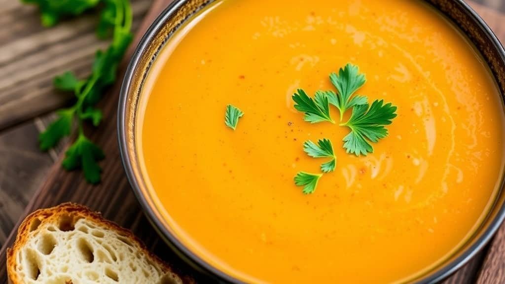 Creamy Roasted Butternut Squash Soup Recipe