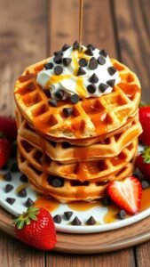 Decadent Chocolate Chip Waffles Recipe