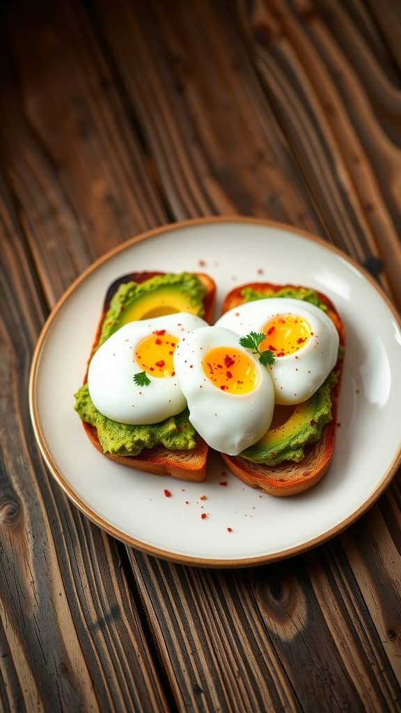 Delicious Avocado Toast with Poached Egg Recipe