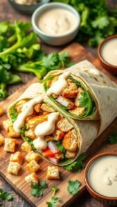 Delicious Caesar Chicken Wrap Recipe