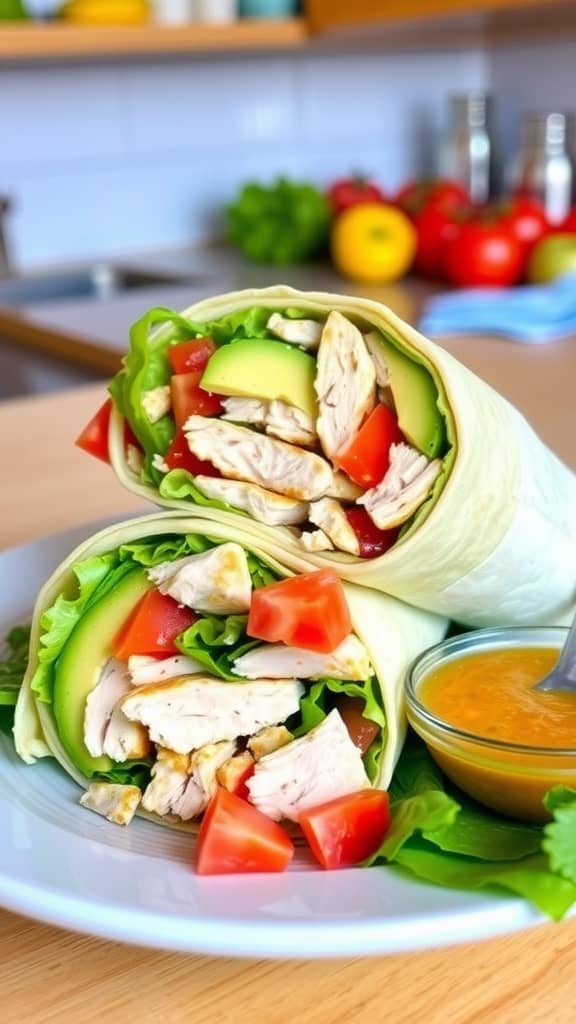 Delicious Chicken Avocado Wrap Recipe