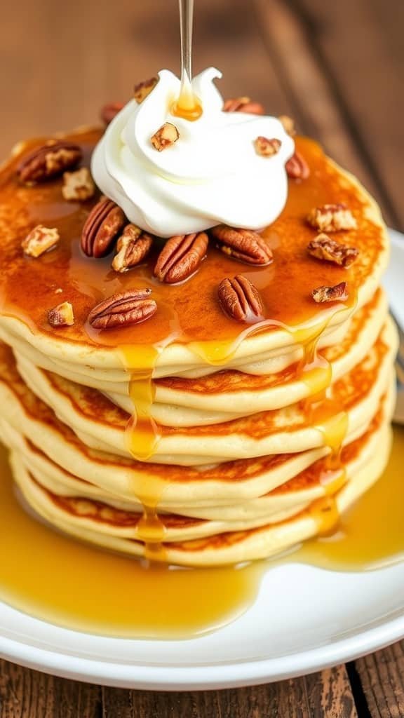 Delicious Pecan Pie Pancakes Recipe