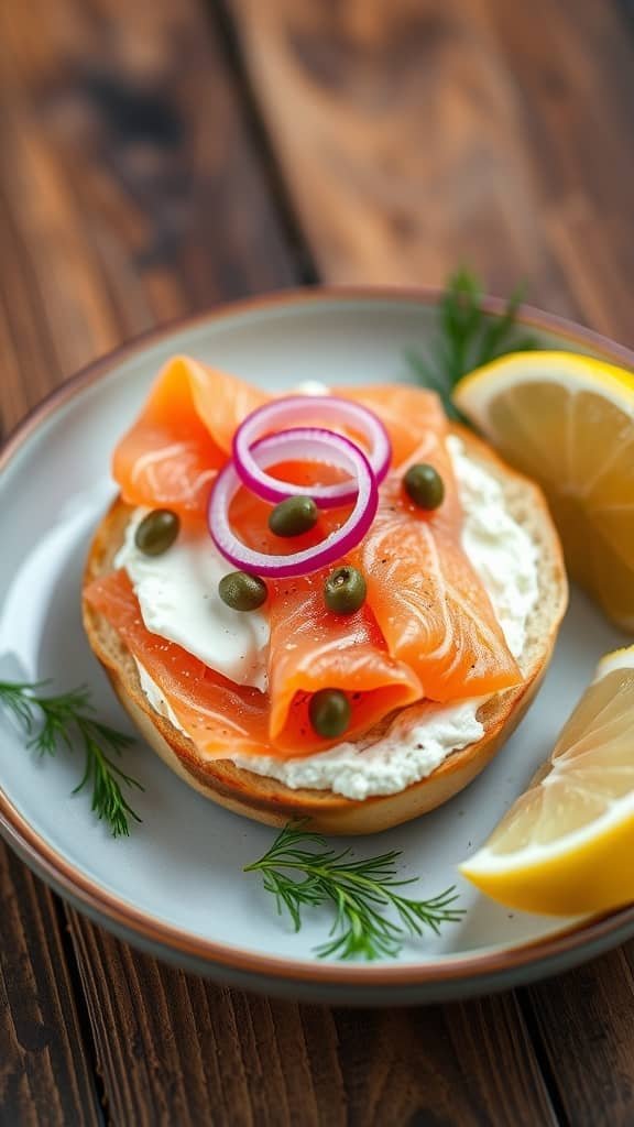Delicious Smoked Salmon Bagel Recipe