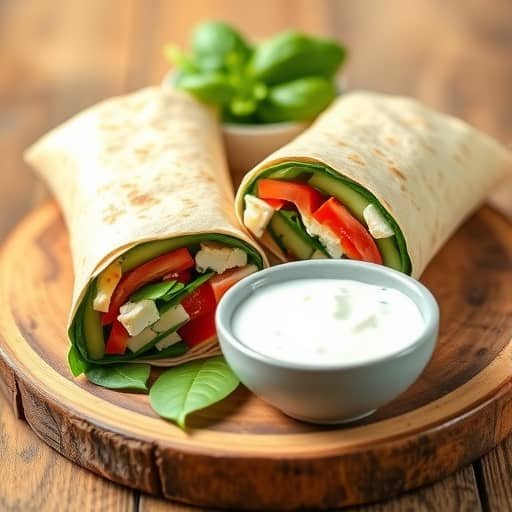 Delicious Spinach and Feta Wrap Recipe