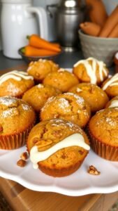 Deliciously Moist Carrot Cake Muffins Recipe