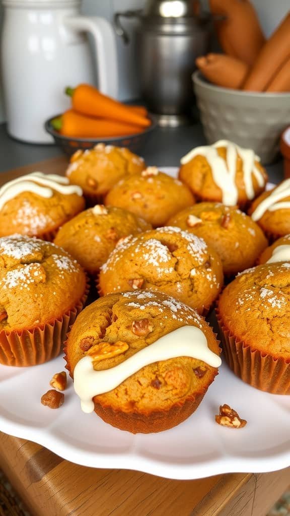 Deliciously Moist Carrot Cake Muffins Recipe