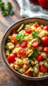 Flavorful Roasted Vegetable Couscous Recipe