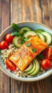 Healthy Salmon and Quinoa Bowl Recipe