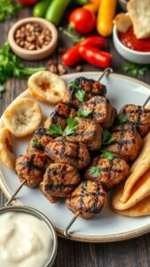 Juicy Lebanese Kafta Kebabs Recipe
