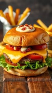 Juicy Smash Burgers with Baconnaise Sauce Recipe