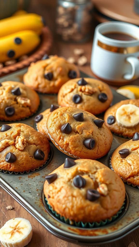 Moist and Delicious Banana Bread Muffins Recipe
