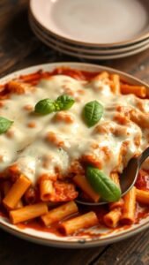 Olive Garden Inspired Five Cheese Ziti Al Forno Recipe