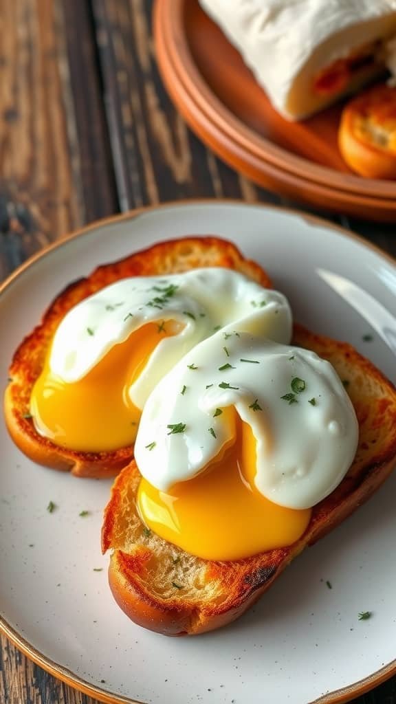 Perfectly Poached Eggs on Toast Recipe