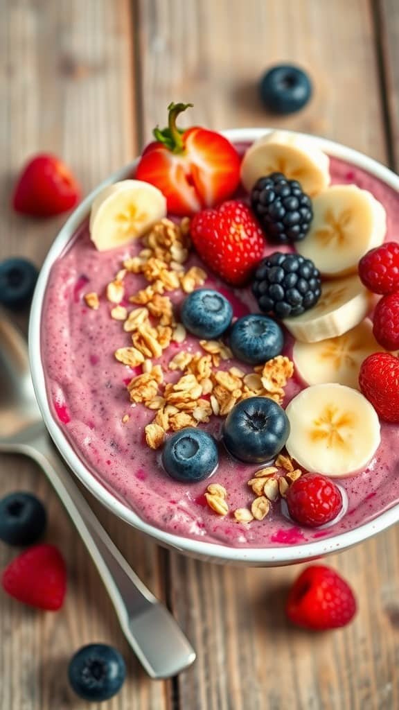 Refreshing Berry Smoothie Bowl Recipe