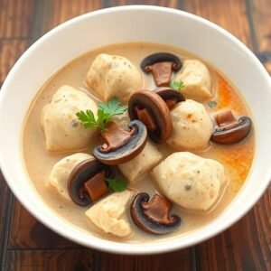 Rich and Savory Creamy Chicken and Mushroom Dish