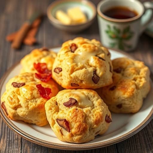 Savory Bacon and Cheese Scones Recipe