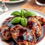 Savory Balsamic Glazed Chicken Recipe
