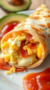 Savory Breakfast Burrito Recipe
