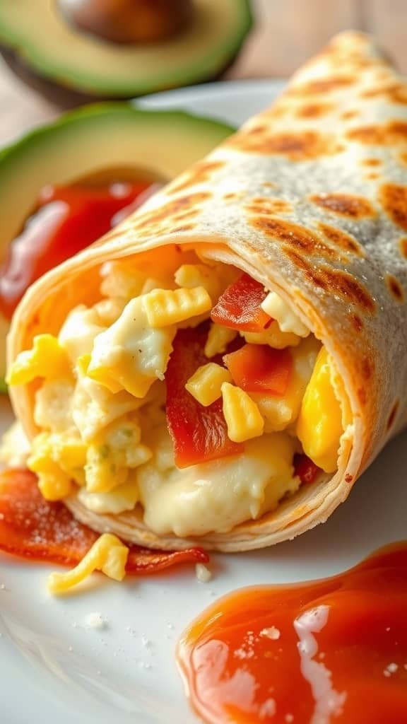 Savory Breakfast Burrito Recipe