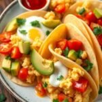 Savory Breakfast Tacos with Eggs and Avocado