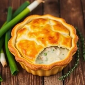 Savory Chicken and Leek Pie Recipe