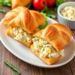 Savory Egg Salad Croissant Sandwich