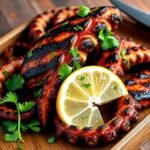 Savory Grilled Octopus with Lemon Recipe