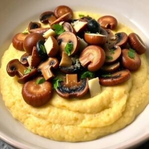 Savory Polenta with Wild Mushrooms Recipe