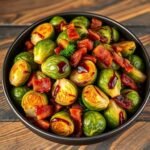Savory Roasted Brussels Sprouts with Bacon
