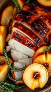 Savory Roasted Pork Loin with Apples Recipe
