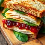Savory Roasted Turkey and Cranberry Sandwich Recipe