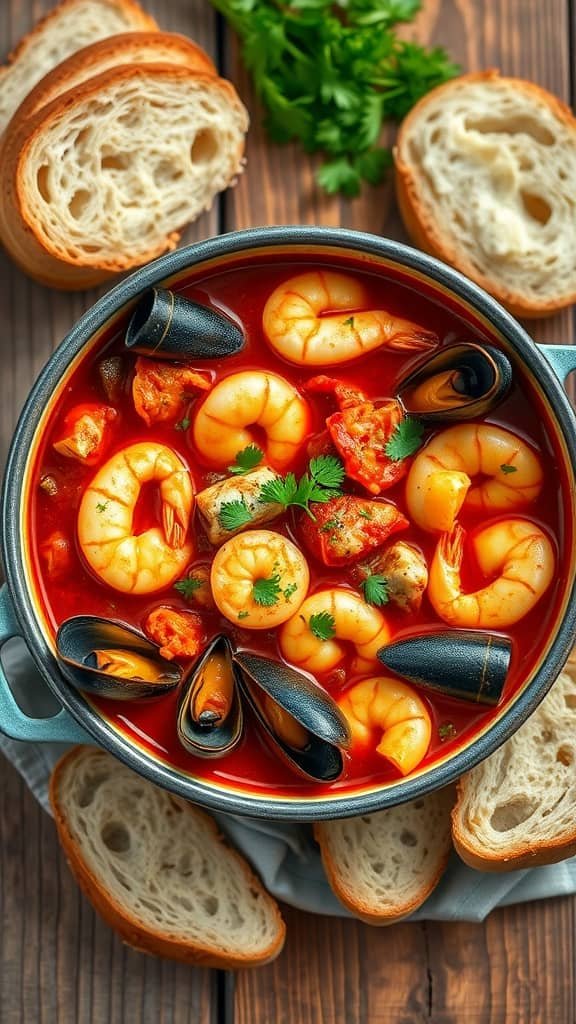 Savory Seafood Cioppino Recipe