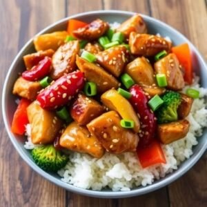 Savory Sesame Ginger Chicken Stir-Fry