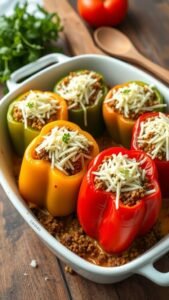 Savory Stuffed Bell Peppers Recipe
