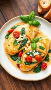 Savory Tuscan Garlic Chicken Recipe