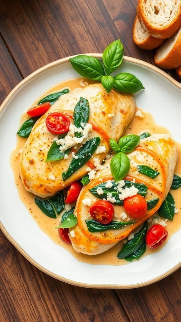 Savory Tuscan Garlic Chicken Recipe