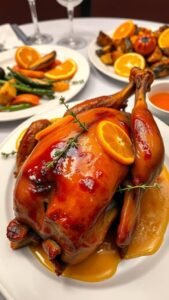 Succulent Roasted Duck with Orange Sauce Recipe