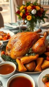 Succulent Roasted Turkey with Rich Gravy Recipe