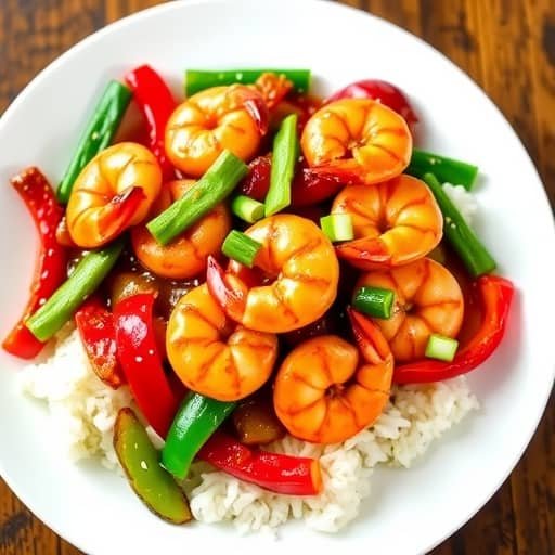 Sweet and Savory Honey Garlic Shrimp Stir Fry
