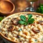 The Ultimate Creamy Mushroom Risotto