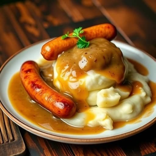 Traditional British Bangers and Mash Recipe
