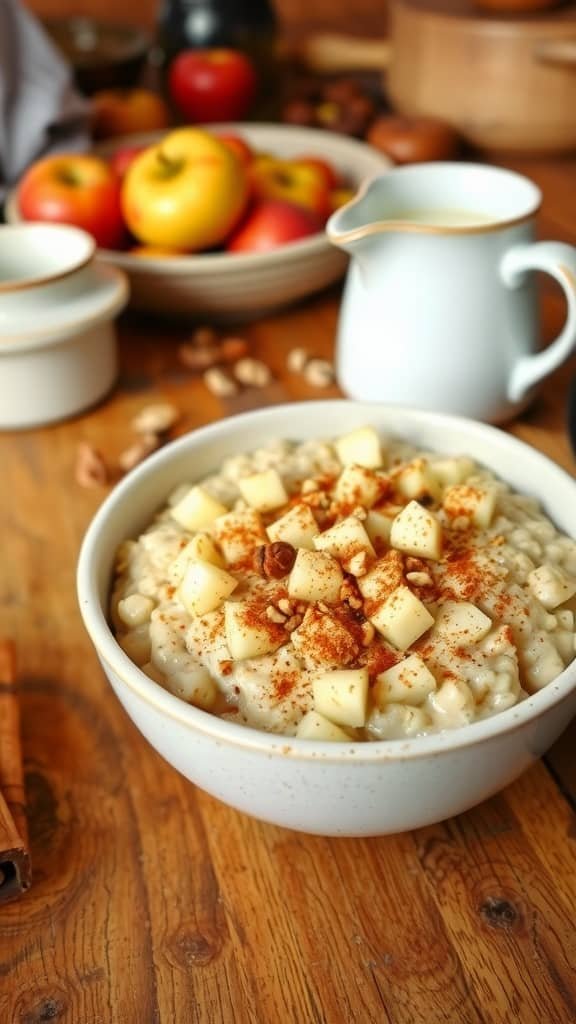 Warm and Comforting Apple Cinnamon Oatmeal Recipe