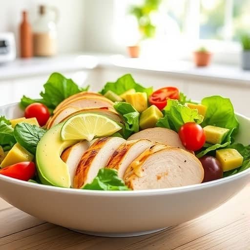 Zesty Chicken and Avocado Salad